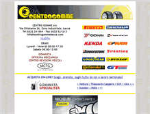 Tablet Screenshot of centrogommelecce.com